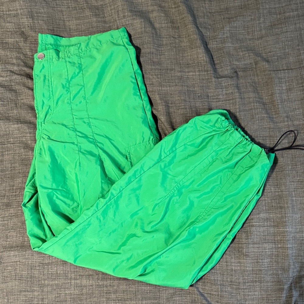 Women's Bright Green Track Pants